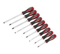 Loops 9 PACK Hammer Through Screwdriver Set - Hardened Steel Hammer Strike Chisel Caps in Metallics Loops Metallics
