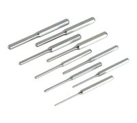 Loops 9 Pc Parallel Roll Pin Punch Set - Hardened & Tempered Steel Punches - Metric in Metallics Loops Metallics