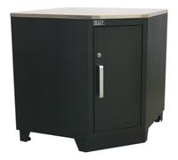 Loops 930mm Heavy Duty Modular Corner Floor Cabinet - Adjustable Shelf - Locking Loops Multicolor