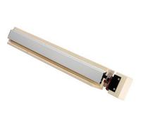 Loops 930mm Surface Drop Down Door Seal 37Db - Satin Aluminium Smoke Noise Barrier