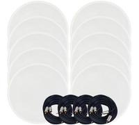 Loops Active Bluetooth 10 Ceiling Speaker Kit 50W Wireless HiFi Audio Streaming System Loops Multicolor