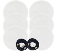 Loops Active Bluetooth 6x Ceiling Speaker Kit 50W Wireless HiFi Audio Streaming System Loops Multicolor