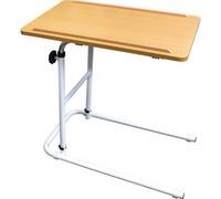 Loops Adjustable Beech Overbed Table For Meals And Reading - 600 X 400mm Surface