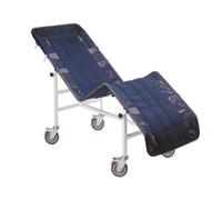 Loops Adjustable Blue Reclining Shower Cradle For Enhanced Bathing Comfort