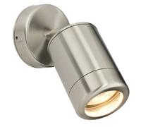 Loops Adjustable Outdoor IP65 Spotlight - 7W LED GU10 - Marine Grade Stainless Steel in Metallics Loops Metallics
