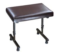 Loops Adjustable Padded Leg Rest With Easy-Clean Vinyl - 385 To 535mm Height