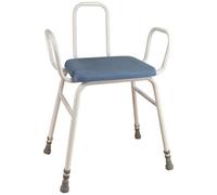 Loops Adjustable Perching Stool With Arms And Backrest - Comfortable Height 500-650mm