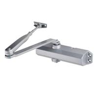 Loops Adjustable Power Overhead Door Closer 180 Degree Opening 80Kg Doors Satin Nickel