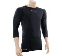 Loops Adult 34-36 Inch Eva Padded Goal-Keeping 3/4 Sleeve Baselayer T-Shirt Top