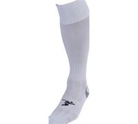 Loops Adult Size 7-11 Pro Football Socks - Plain White - Ventilated Toe Protection
