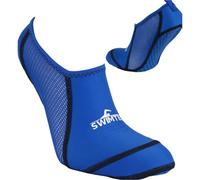 Loops Adult Size 8-10 Swimming Socks - Blue - Breathable Pool Grip Anti Infection