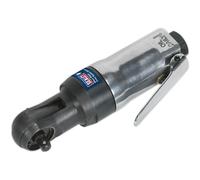 Loops Air Powered Twist-Reverse Ratchet Wrench - 1/4 Inch Sq Drive - Stubby Design Loops Multicolor