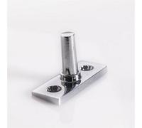 Loops Angled Window Casement Stay Ejma Pin - 27mm Fixing Centres Polished Chrome
