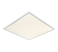 Loops Anti-Glare Ceiling Panel Light - 40W Cool White LED - White Paint Finish Loops White