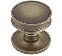Loops Antique Brass Cupboard Knob For Elegant Interiors - Kitchen Cabinet Knob