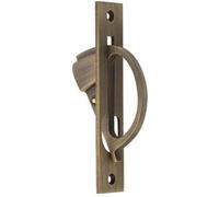 Loops Antique Brass Sliding Door Edge Pull For Modern Homes - Door Handle