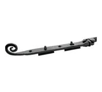 Loops Antique Curly Tail Casement Stays 250mm In Elegant Black Finish - Window Peg Bar
