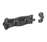 Loops Antique Straight Bolts 125mm In Elegant Black Finish For Home Decor - Door Bolt Lock