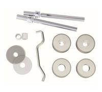 Loops Back To Back Pull Handle Fixing Pack Set 19mm Diameter Satin Stainless Steel