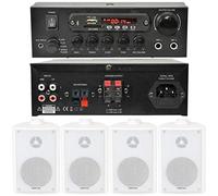 Loops Bar Restaurant Bluetooth Wall Speaker System Background Music Wireless Amp Kit