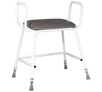 Loops Bariatric Perching Stool - Arms & Backrest - Adjustable Height - 254kg Limit Loops Multicolor