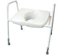 Loops Bariatric Toilet Seat & Frame - Height Adjustable - 254kg Weight Limit Loops Multicolor