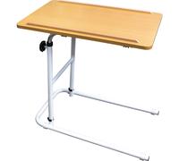 Loops Beech Overbed Table - Height & Angle Adjustable - 600 x 400mm Surface Area Loops Multicolor