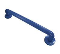Loops Blue Upvc Plastic Bathroom Grab Bar - 300mm Length With Reinforced Fixings For Safety