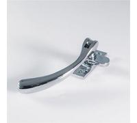 Loops Bulb Ended Casement Window Fastener - 98mm Handle 45mm Centres Polished Chrome