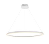 Loops Ceiling Pendant Light - Matt White & White Silicone - 45W LED - Bulb Included Loops White