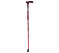 Loops Cherry Blossom Deluxe Foldable Walking Cane With 5 Adjustable Heights