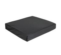 Loops Comfortable Memory Foam Wheelchair Cushion - 18 X 16 X 2 Inches With Easy Clean Vinyl Cover