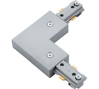 Loops Commercial Track Light L Corner Connector - 107mm x 107mm - Silver Rail System in Metallics Loops Metallics