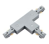 Loops Commercial Track Lighting T-Connector - 180mm x 107mm - Silver Rail System in Metallics Loops Metallics