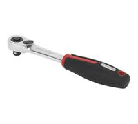 Loops Compact Head Ratchet Wrench - 1/4" Sq Drive - Flip Reverse - 72-Tooth Action Loops Multicolor