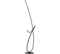 Loops Contemporary Black Led Floor Lamp - Modern Indoor Lighting For Home Decor