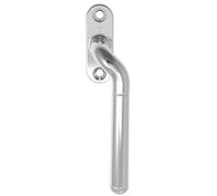 Loops Cranked Locking Window Espagnolette Handle - Right Handed 110mm Polished Chrome