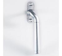 Loops Cranked Locking Window Espagnolette Handle - Right Handed 110mm Satin Chrome