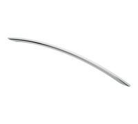 Loops Curved Bow Cabinet Pull Handle 338 X 10mm 288mm Fixing Centres Chrome