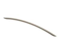 Loops Curved Bow Cabinet Pull Handle 338 X 10mm 288mm Fixing Centres Satin Nickel