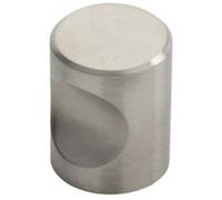 Loops Cylindrical Cupboard Door Knob 20mm Diameter Stainless Steel Cabinet Handle