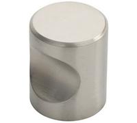 Loops Cylindrical Cupboard Door Knob 25mm Diameter Stainless Steel Cabinet Handle