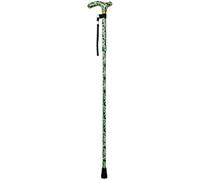 Loops Deluxe Foldable Walking Cane For Ambidextrous Users - 5 Adjustable Heights In Camouflage Design
