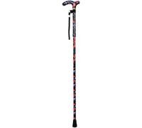 Loops Deluxe Kimono Walking Cane - Foldable & Adjustable For Comfort