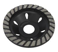 Loops Diamond Cup Stone Concrete Grinding Disc - 105mm Dia - 22mm Bore - Angle Grind Loops Multicolor