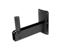 Loops DJ PA Speaker Wall Mount Bracket 40kg 35mm Top Hat Disco Stage Tilt Stand Black