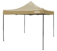 Loops Durable 3X3M Beige Pop-Up Gazebo With Water-Resistant Canopy For Outdoor Events