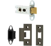 Loops Durable 64mm Antique Brass Tubular Latch With 45 Degree Short Travel
