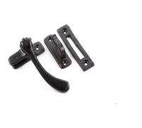 Loops Durable Black Range Bulb End Casement Fasteners 95X55mm For Secure Closing - Window Handle
