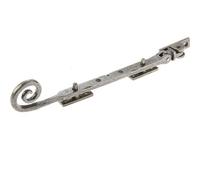 Loops Durable Curly Tail Casement Stays In Pewter Finish - 245X15X6mm - Window Peg Bar